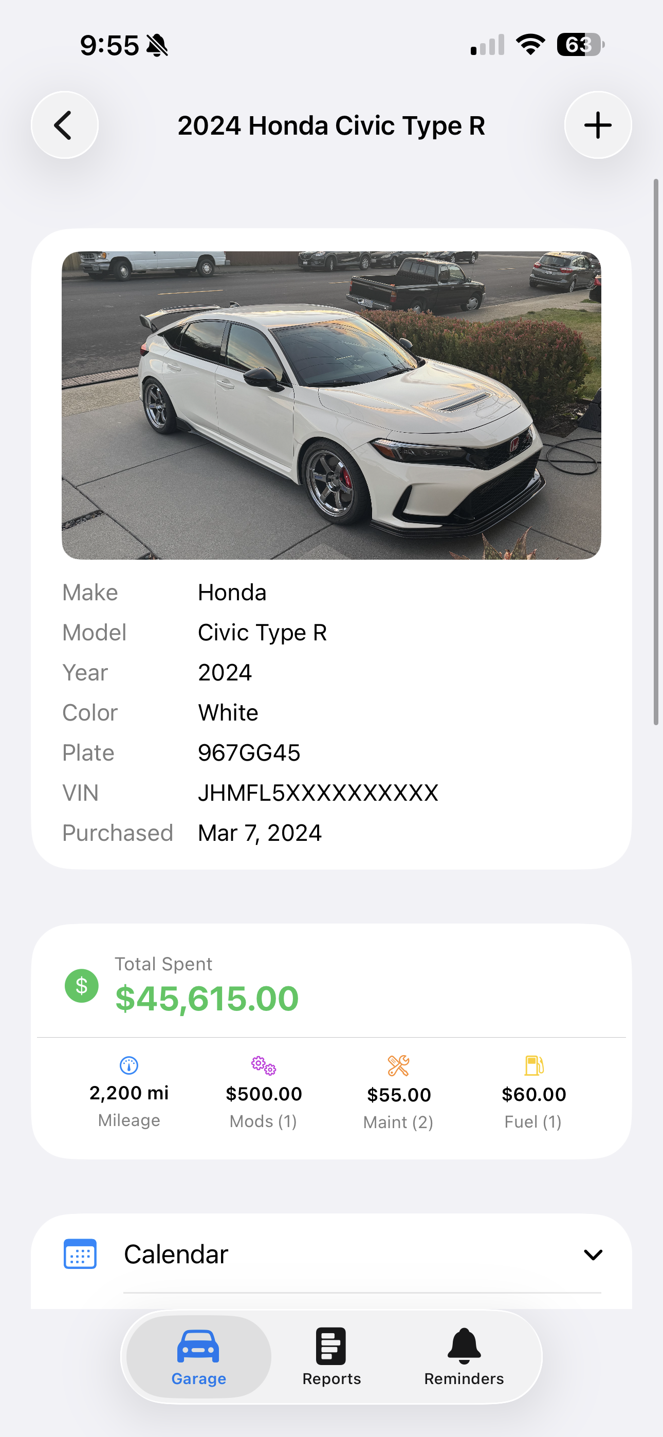 Vehicle Detail